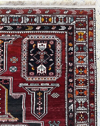 27157021f - ´Tachteh´Schirwan, Kaukasus, Anfang 20.Jhd,Wolle auf Wolle, ca. 257 x 162 cm, minimaler ...