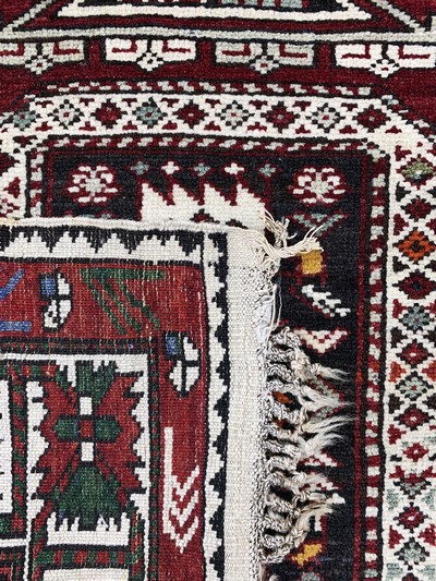 27157021h - ´Tachteh´Schirwan, Kaukasus, Anfang 20.Jhd,Wolle auf Wolle, ca. 257 x 162 cm, minimaler ...