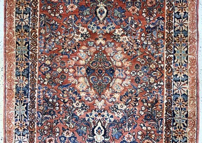 27157022b - Us Re-Import Sarogh, Persien, Anfang 20.Jhd, Korkwolle auf Baumwolle, ca. 360 x 138cm, ...