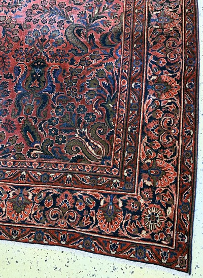 27157109a - Us Re-Import Sarogh antik, Persien, um 1900, Wolle auf Baumwolle, ca. 350 x 250 cm, ...