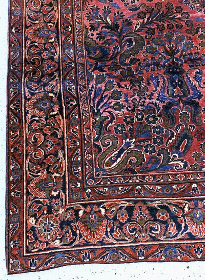 27157109b - Us Re-Import Sarogh antik, Persien, um 1900, Wolle auf Baumwolle, ca. 350 x 250 cm, ...
