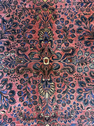 27157109d - Us Re-Import Sarogh antik, Persien, um 1900, Wolle auf Baumwolle, ca. 350 x 250 cm, ...