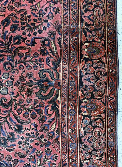 27157109e - Us Re-Import Sarogh antik, Persien, um 1900, Wolle auf Baumwolle, ca. 350 x 250 cm, ...