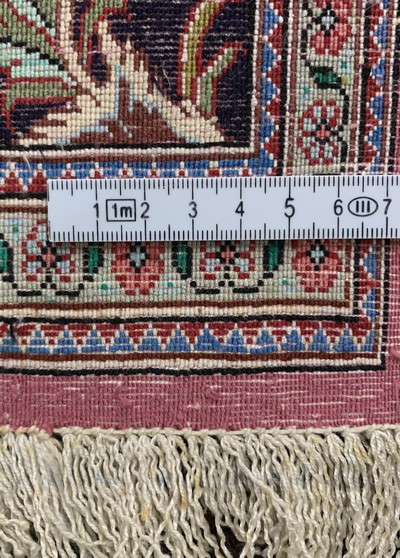 27157330d - Ghom Seide fein, Persien, Ende 20.Jhd, reine Naturseide, ca. 127 x 81 cm, ...