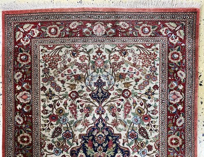 27157331a - Ghom Seide fein, Persien, Ende 20.Jhd, reine Naturseide, ca. 124 x 76 cm, ...