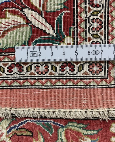 27157331d - Ghom Seide fein, Persien, Ende 20.Jhd, reine Naturseide, ca. 124 x 76 cm, ...