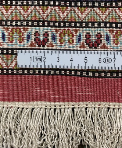 27157333d - Ghom Seide fein, Persien, Ende 20.Jhd, reine Naturseide, ca. 131 x 78 cm, ...