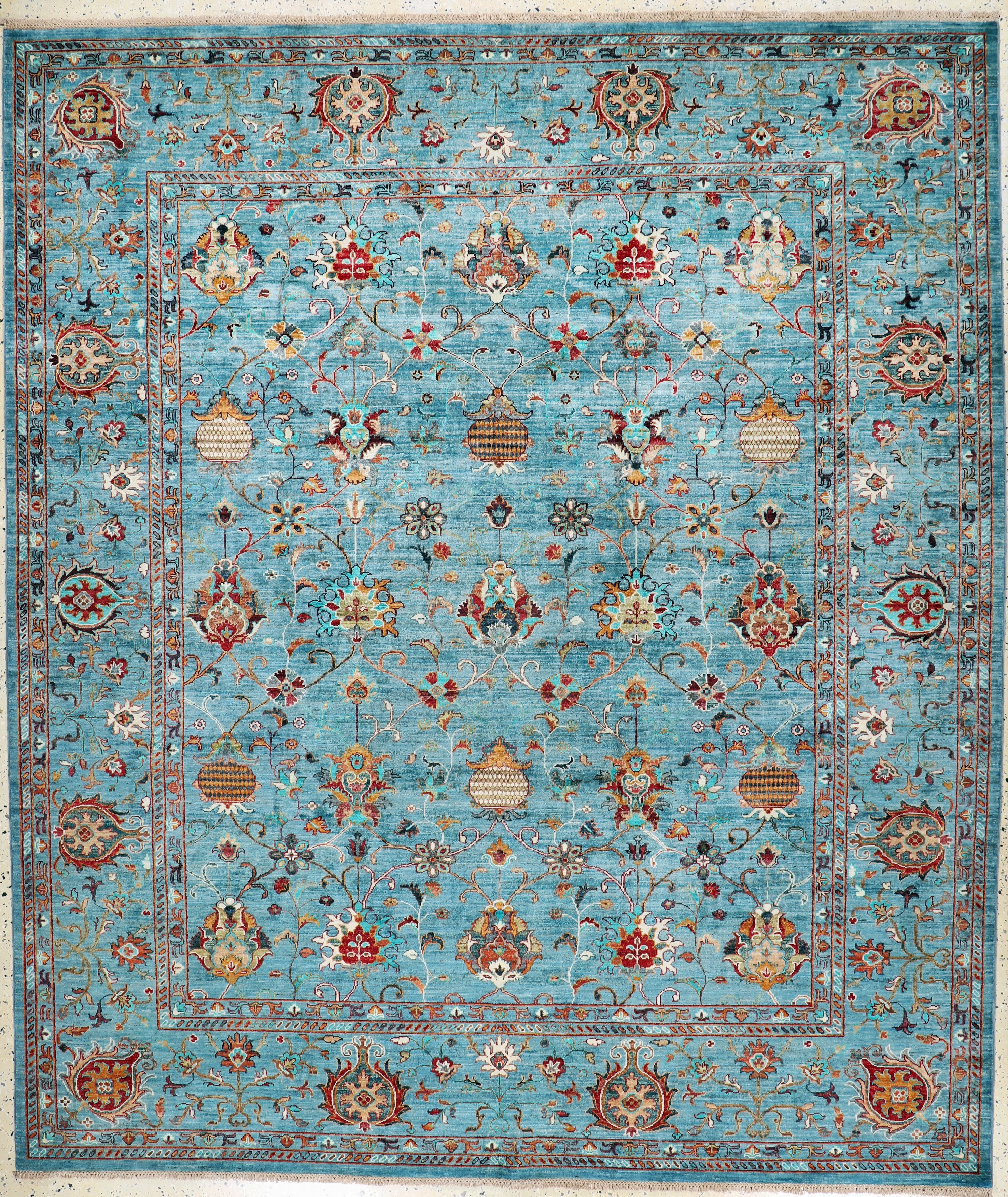 Image 27159596 - Sigler fein, Neu, Wolle auf Baumwolle, ca. 299 x 256 cm Schätzpreis: 5500, - EUR