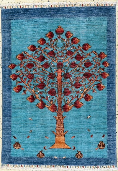 Image Sigler fein, Neu, Wolle auf Baumwolle, ca. 117 x 85 cm Schätzpreis: 690, - EUR