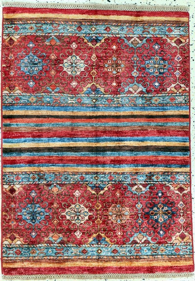Image Sigler fein, Neu, Wolle auf Baumwolle, ca. 118 x 85 cm Schätzpreis: 650, - EUR