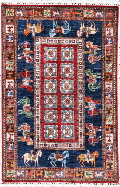 Image Sigler fein, Neu, Wolle auf Baumwolle, ca. 159 x 105 cm Schätzpreis: 1150, - EUR