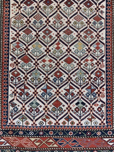 27160860d - ´Marasali´Gebetsteppich antik, Kaukasus, 19.Jhd, Wolle auf Wolle, ca. 145 x 100 cm, ...