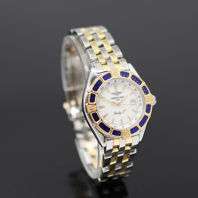 27160864c - BREITLING Damenarmbanduhr Lady J Referenz D52065, quarz, Edelstahl/Gold kombiniert inkl. ...