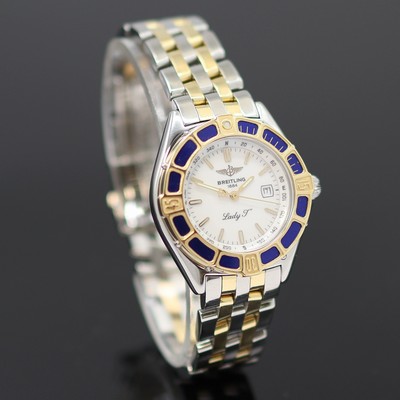 27160864d - BREITLING Damenarmbanduhr Lady J Referenz D52065, quarz, Edelstahl/Gold kombiniert inkl. ...