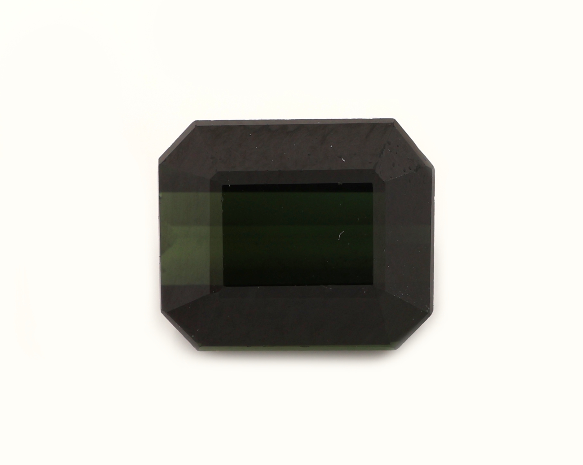 Image 27161319 - Loser Turmalin, ca. 2.55 ct, oktagonaler Treppenschliff, intensive grüne Farbe ...