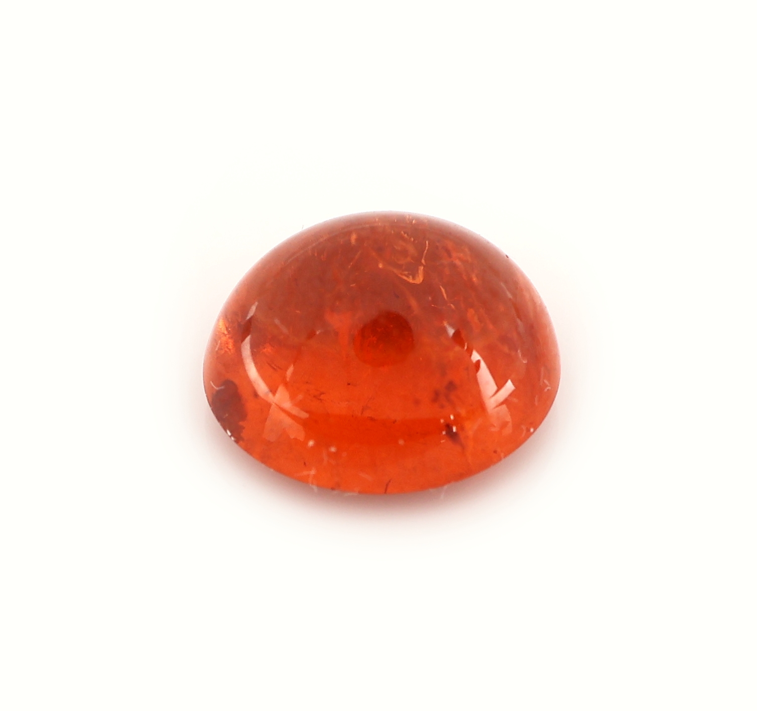 Image 27161336 - Loser Spessartin-Granat, ca. 2.29 ct, ovaler Cabochon, schöne intensive Farbe ...