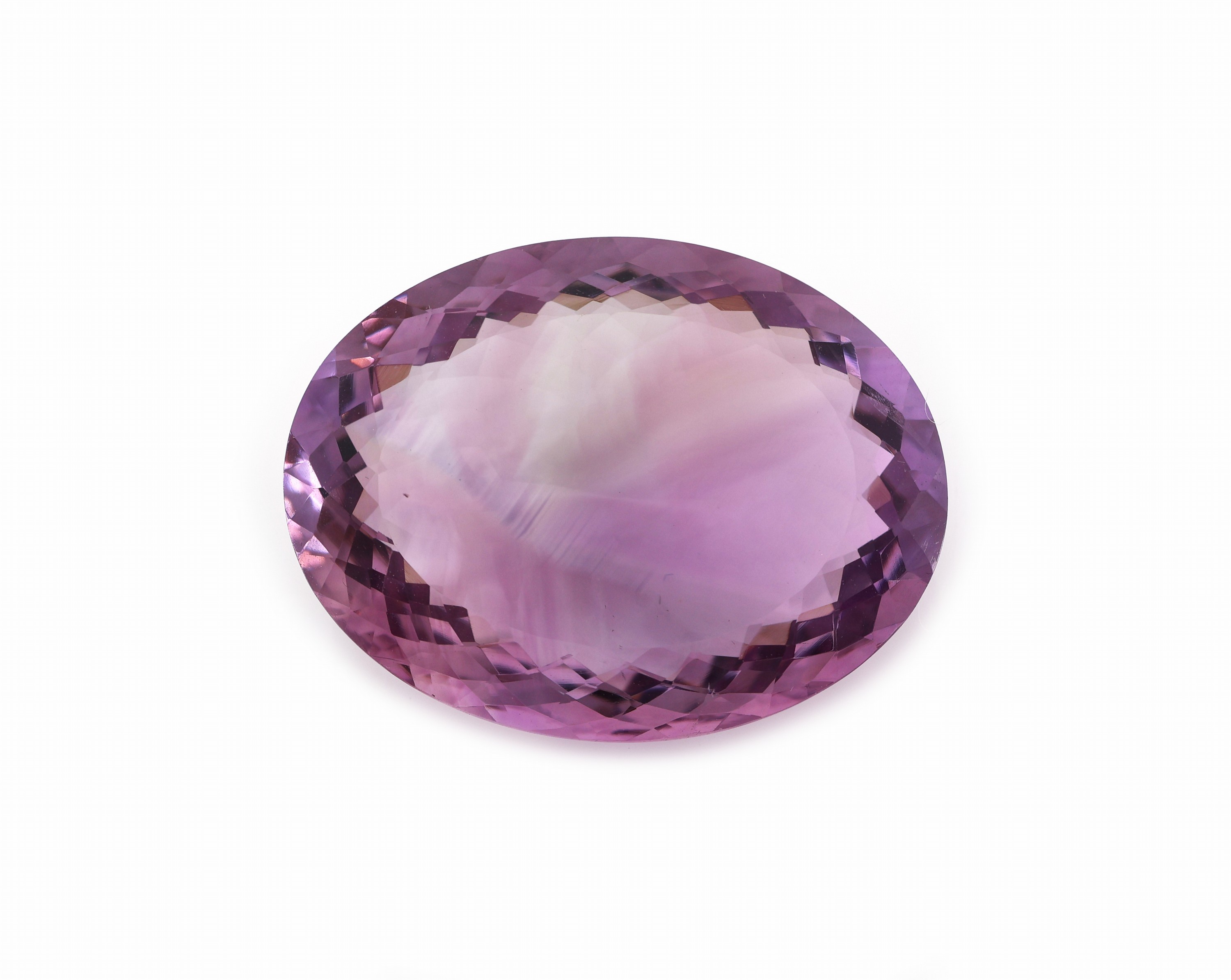 Image 27161393 - Loser Amethyst, ca. 61.43 ct, ovalfacett. Schätzpreis: 1900, - EUR