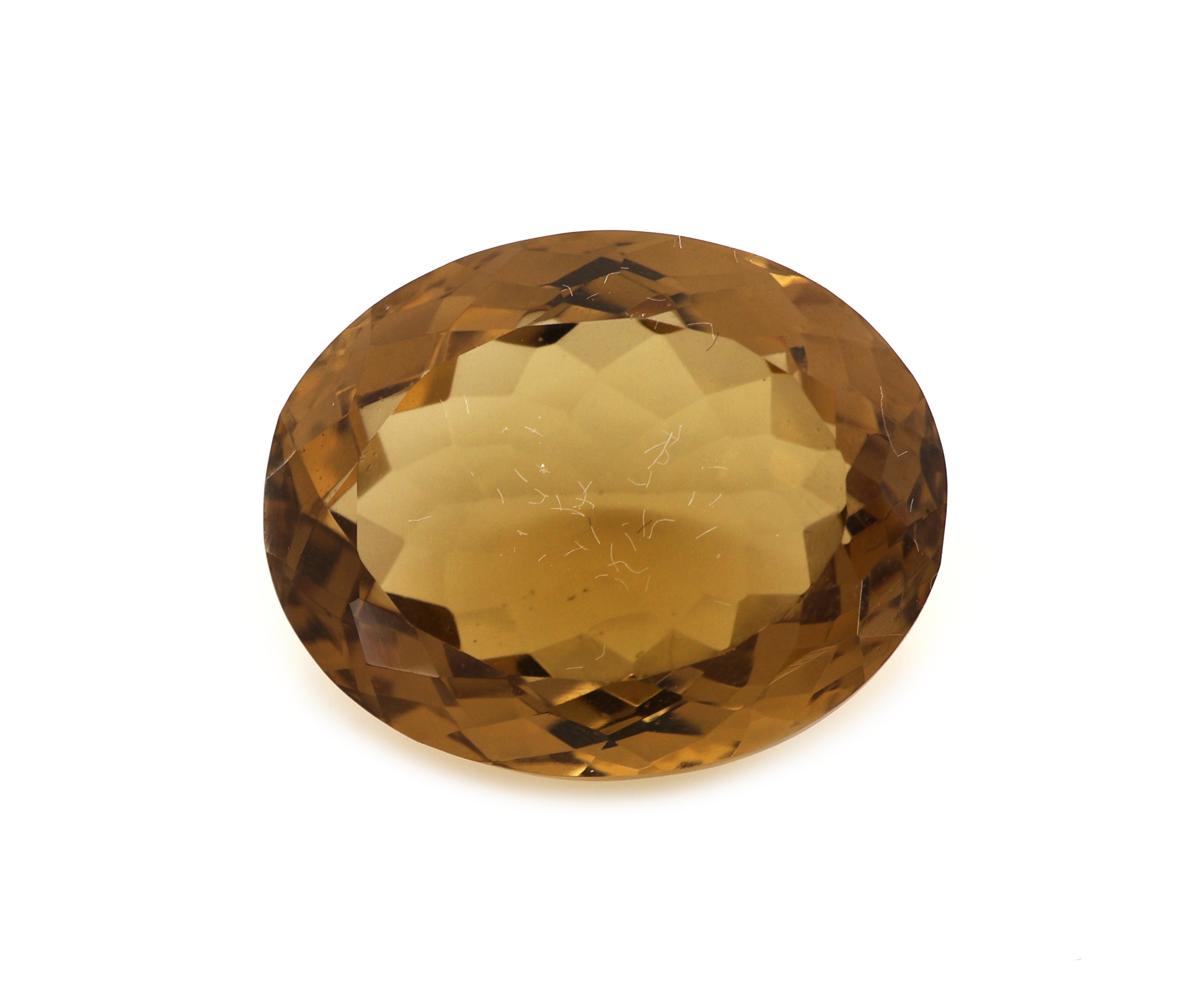 Image 27161395 - Loser Citrin, ca. 13.57 ct, ovalfacett., schöne intensive Farbe Schätzpreis: 200, - EUR