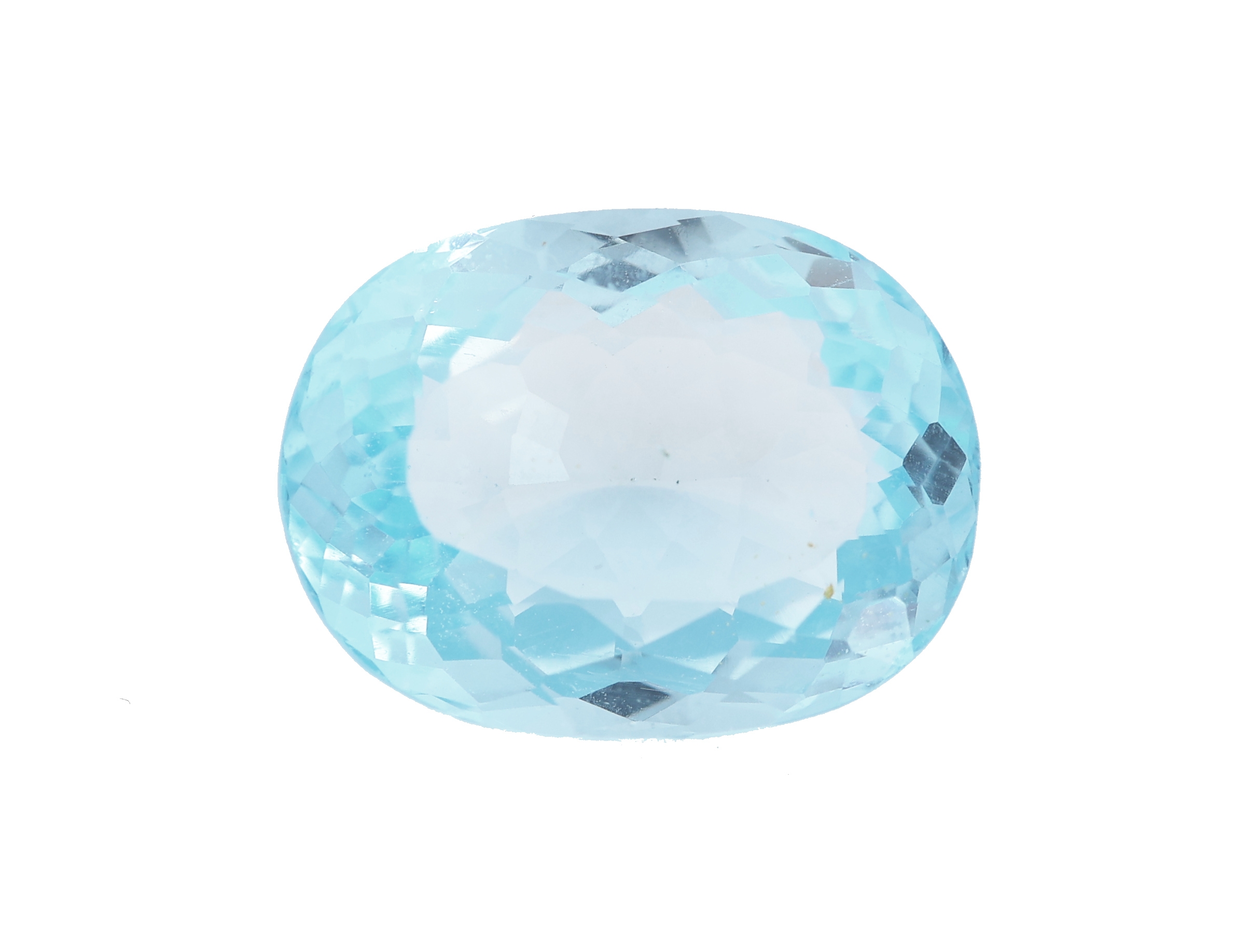 Image 27161398 - Loser Blautopas, ca. 10.64 ct, ovalfacett., Sky Blue, beh. Schätzpreis: 150, - EUR