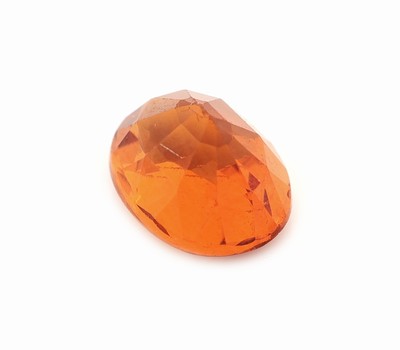 27161325a - Loser Spessartin-Granat, ca. 1.57 ct, ovalfacett., schönes intensive Orange ...