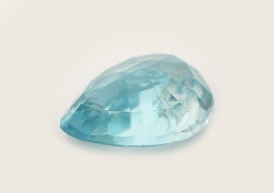 27161384a - Loser Zirkon, ca. 1.16 ct, facett. Tropfen, hellblau Schätzpreis: 100, - EUR