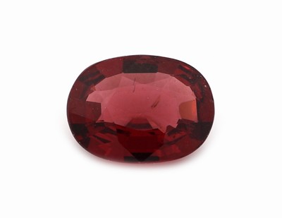 Image Loser Rhodolith, ca. 2.48 ct, ovalfacett., schöne Farbe Schätzpreis: 160, - EUR