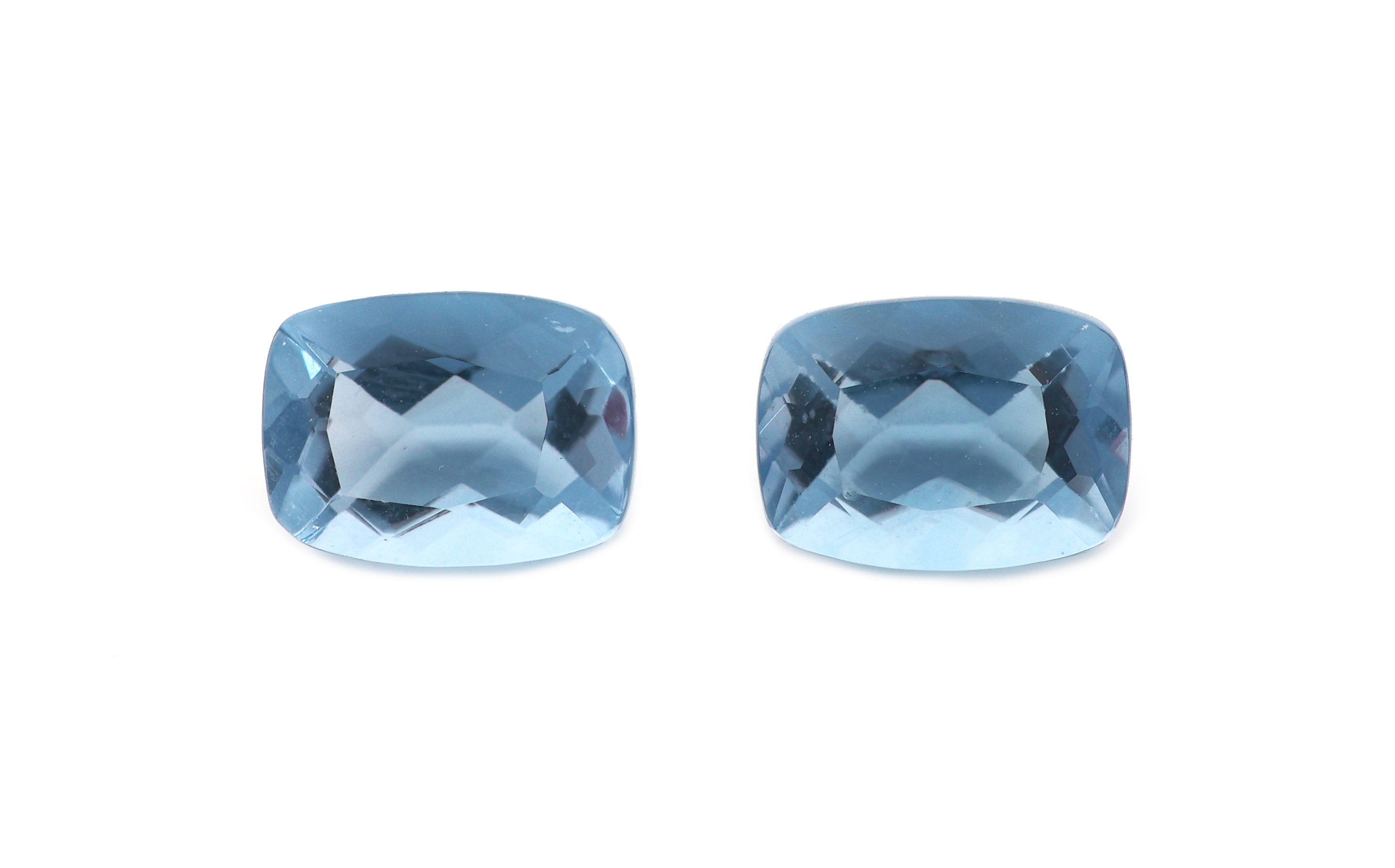 Image 27161400 - Lot 2 lose Fluorites, zus. ca. 2.29 ct, Kissenschliff Schätzpreis: 150, - EUR