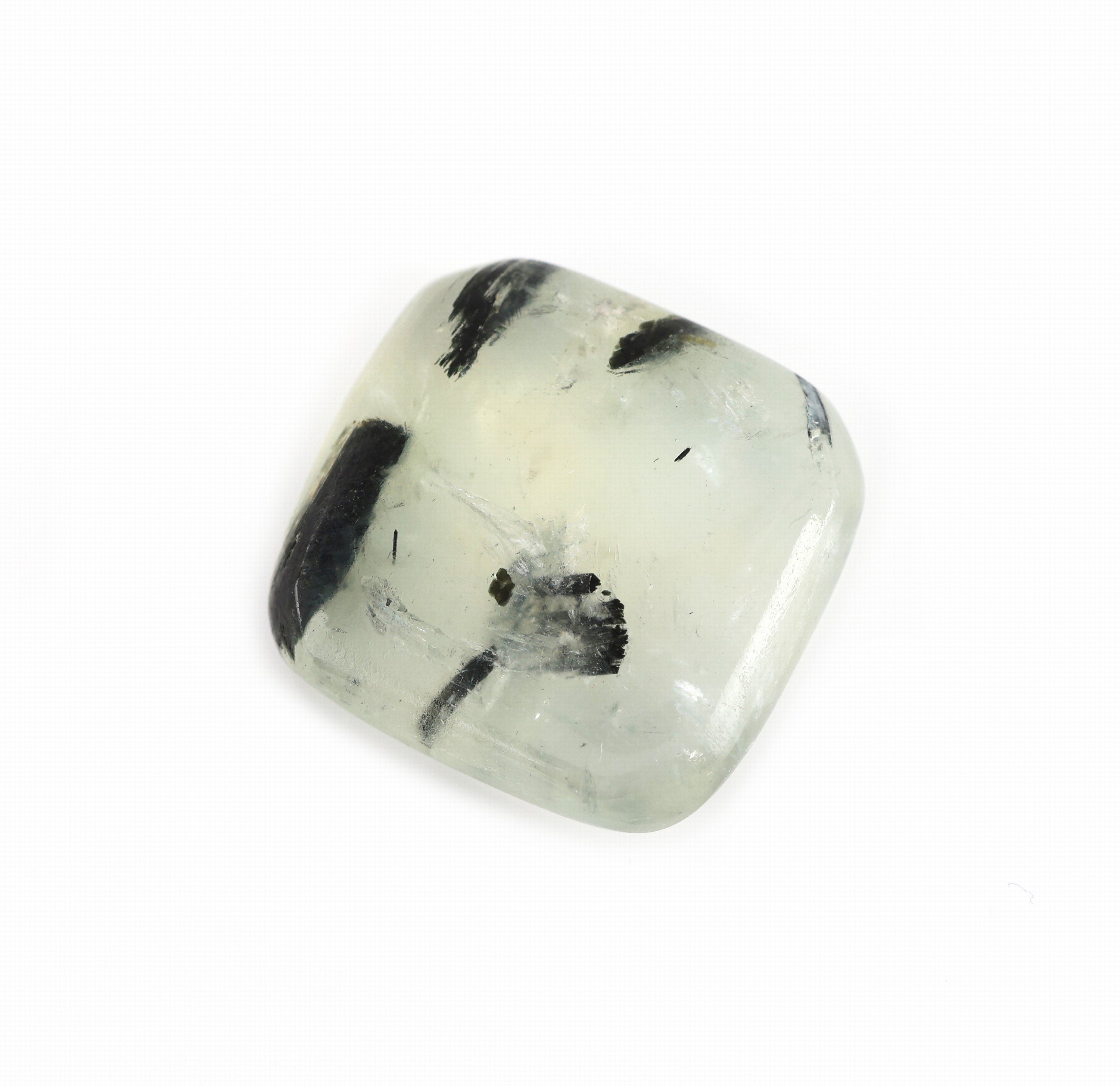 Image 27161440 - Loser Prehnit, ca. 18.03 ct, kissenf. Cabochon Schätzpreis: 250, - EUR