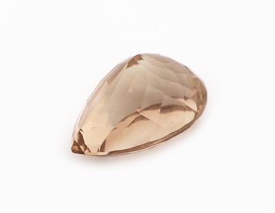 27161408a - Loser Imperial Topas, ca. 13.31 ct, facett. Tropfen Schätzpreis: 480, - EUR