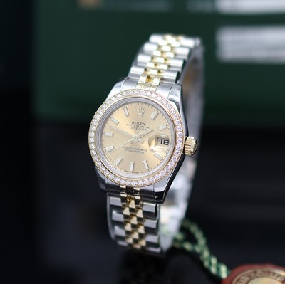 27161480a - ROLEX Damenarmbanduhr Oyster Perpetual Datejust Referenz 179383, Automatik, LC 100, ...