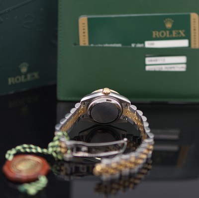 27161480f - ROLEX Damenarmbanduhr Oyster Perpetual Datejust Referenz 179383, Automatik, LC 100, ...