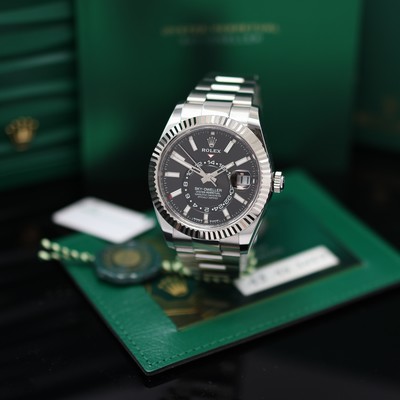 Image ROLEX Sky-Dweller gents wristwatch with annual calendar reference 336934, self winding, ...