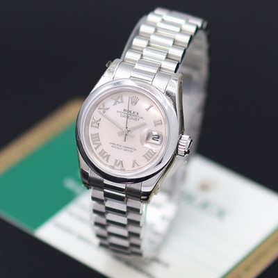 27161518a - ROLEX seltene Damenarmbanduhr Oyster Perpetual Datejust Referenz 179166, Automatik, K ...