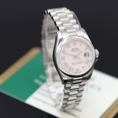 27161518c - ROLEX seltene Damenarmbanduhr Oyster Perpetual Datejust Referenz 179166, Automatik, K ...