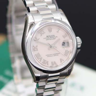 27161518d - ROLEX seltene Damenarmbanduhr Oyster Perpetual Datejust Referenz 179166, Automatik, K ...