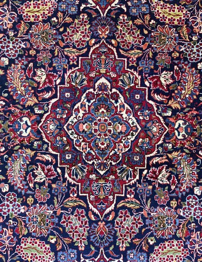27163480d - Keschan alt, Persien, Anfang 20.Jhd, Wolle auf Baumwolle, ca. 212 x 135 cm, EHZ: 2 ...