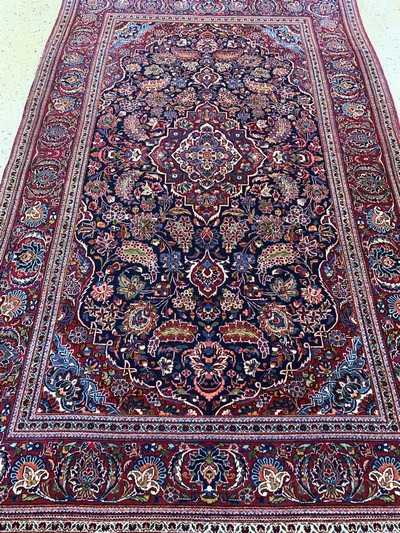 27163480e - Keschan alt, Persien, Anfang 20.Jhd, Wolle auf Baumwolle, ca. 212 x 135 cm, EHZ: 2 ...