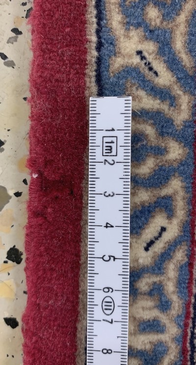 27163494h - Esfahan fein, Persien, Ende 20.Jhd., Korkwolle auf Seide, ca. 240 x 155 cm, EHZ: ...