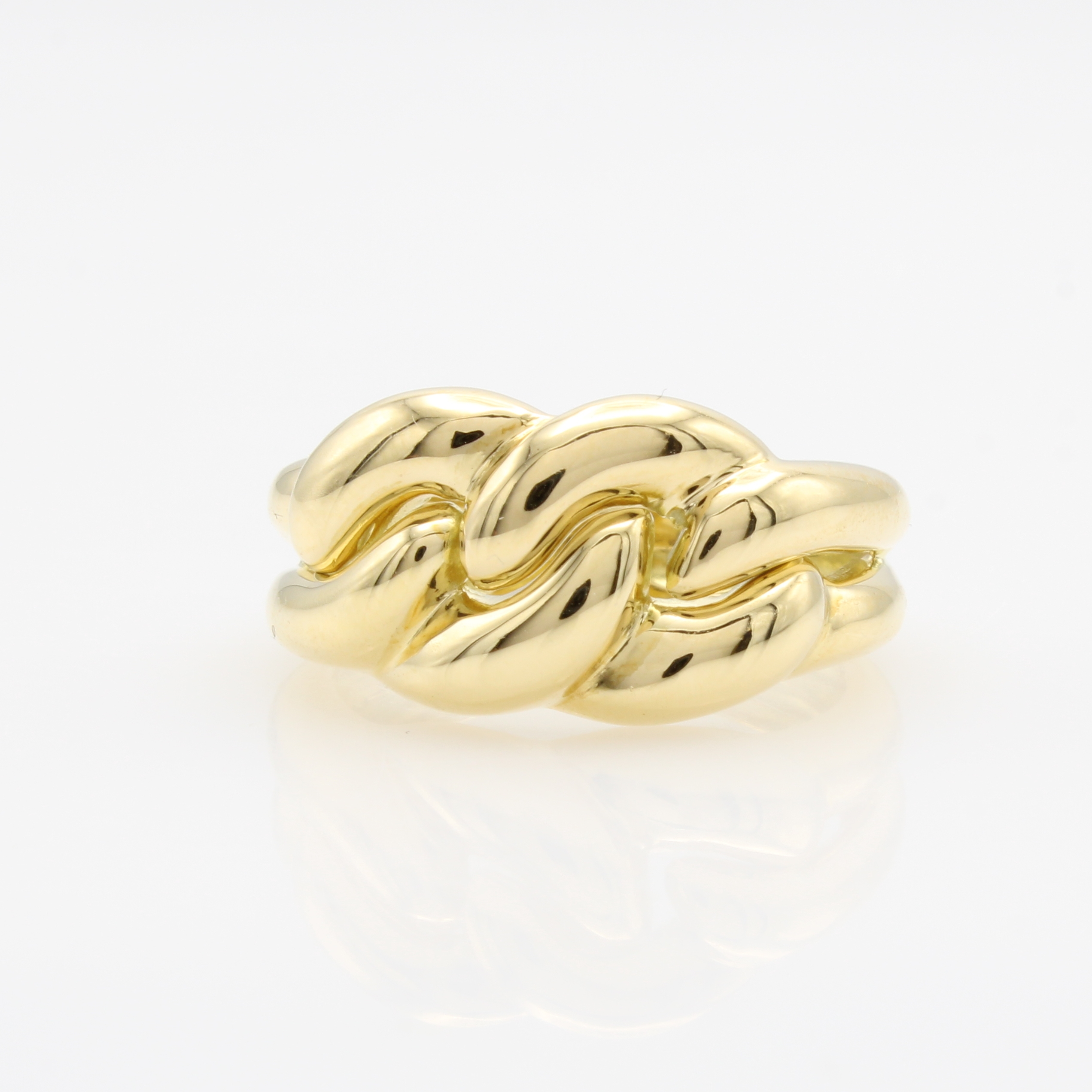Image 27163588 - Ring, GG 750/000, anged. Gliederkettenoptik, RW ca. 55