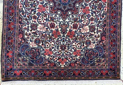 27163503e - 2 lots Rosenbidjar, Persien, Mitte 20.Jhd.,Korkwolle, ca. 177 x 110 cm, EHZ: 2, ...