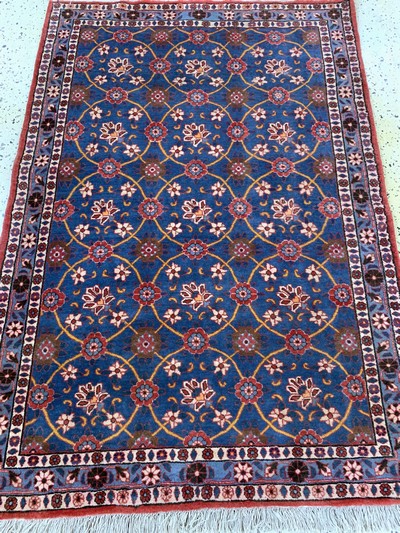 27163521c - Waramin, Persien, Ende 20.Jhd., Wolle auf Baumwolle, ca. 153 x 104 cm, EHZ: 2 ...
