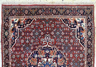 27163535a - Bidjar alt, Persien, Mitte 20.Jhd, Wolle auf Baumwolle, ca. 147 x 108 cm, EHZ: 2 ...