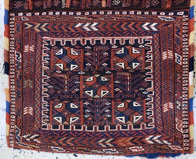 27164032b - Afschar Doppelttasche, Persien, Anfang 20.Jhd, Wolle auf Wolle, ca. 110 x 58 cm, EHZ:2 ...