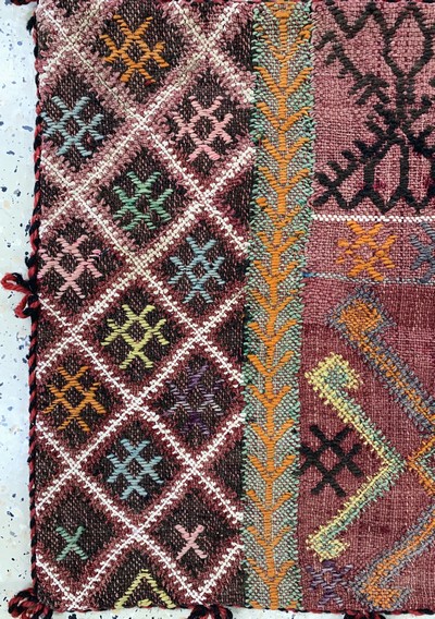 27164087e - 3 Lots Kelim Tasche, Persien & Türkei, um 1900, Wolle auf Wolle, ca. 100 x 43 cm, EHZ: ...
