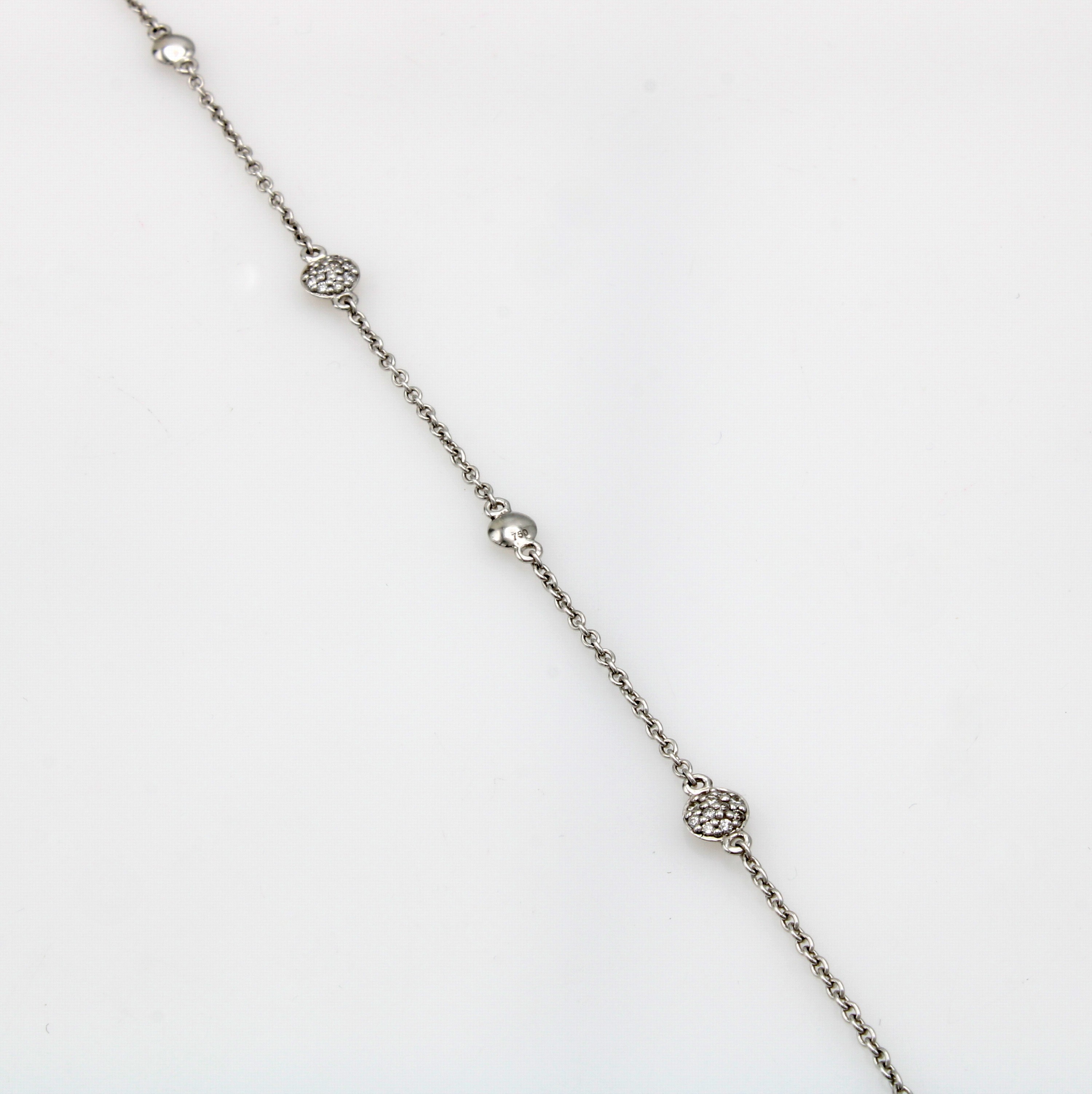 Image 27164122 - Armband mit Brillanten, WG 585/000, 22 Brill. in runden Elementen gef. zus. ca. 0.14 ct ...