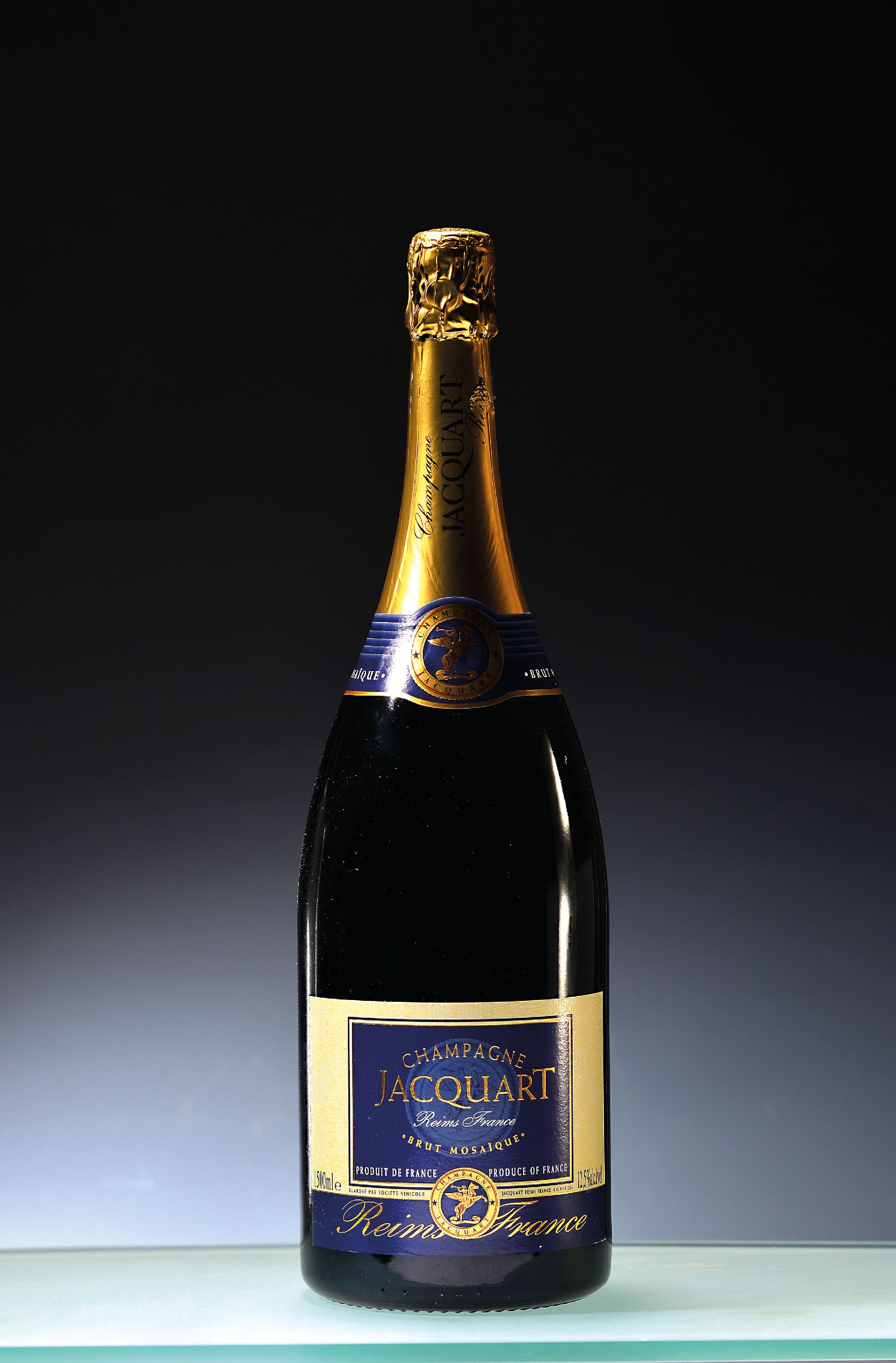 Image 27164264 - 1 Magnumflasche Champagne Jacquart Mosaique Brut, Reims, ca. 1,5L, 12,5%Vol., in orig. ...