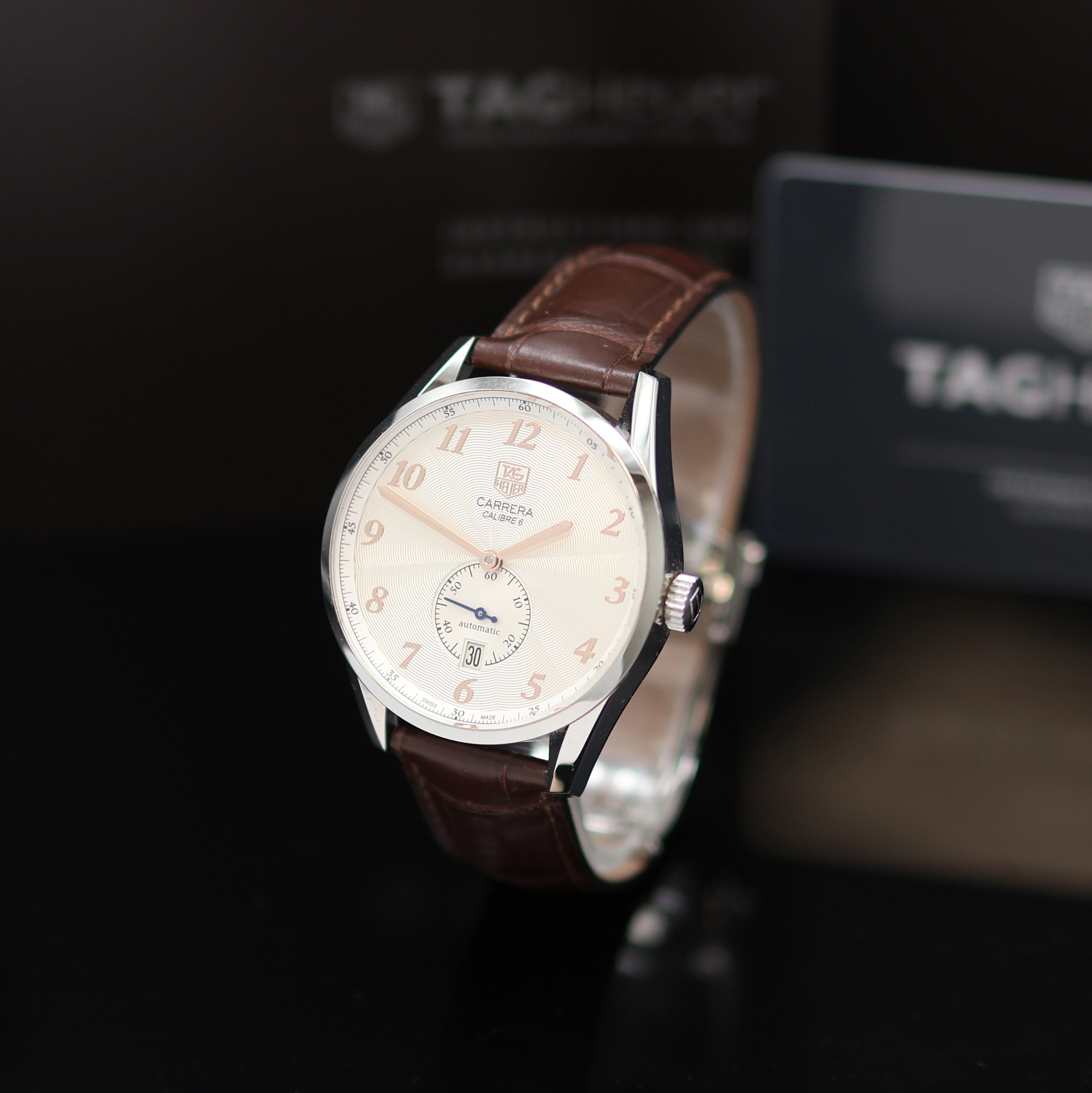 Image 27164342 - TAG HEUER Carrera Heritage Herrenarmbanduhr Referenz WAS2112, Automatik, beids. vergl. ...