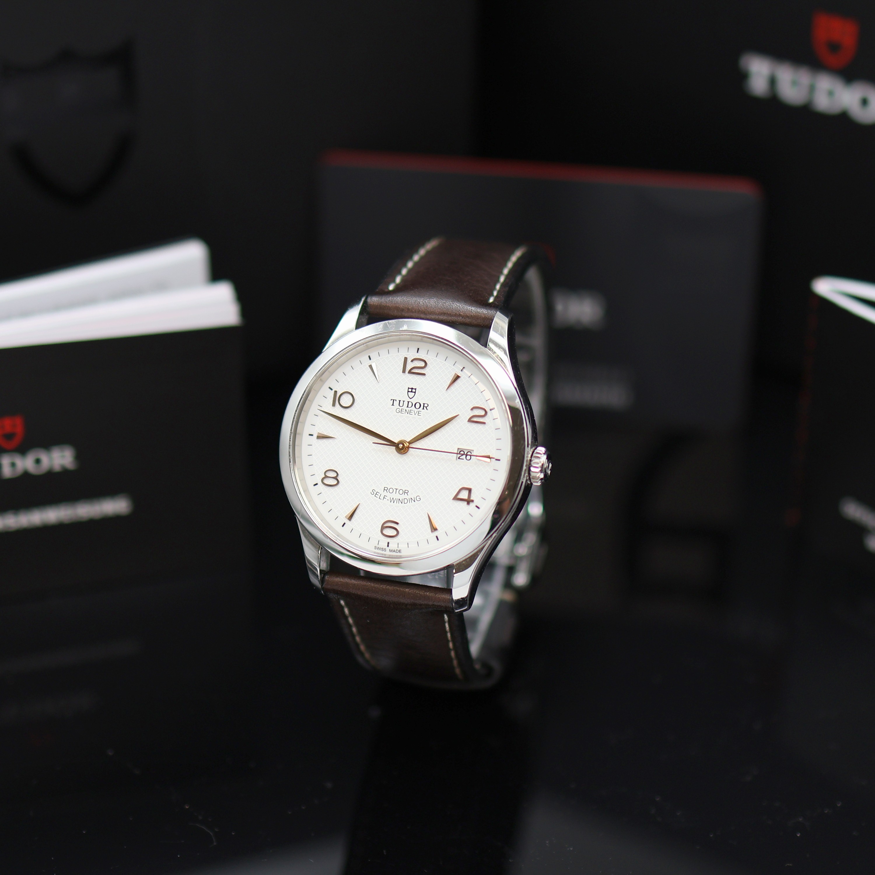 Image 27164343 - TUDOR 1926 Herrenarmbanduhr Referenz 91650, Automatik, Edelstahlgeh. inkl. orig. ...
