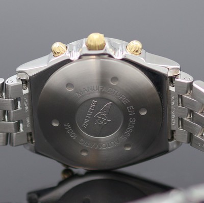 27165069f - BREITLING Duograph Herrenarmbanduhr Referenz B15507, Automatik, Edelstahl/Gold komb ...