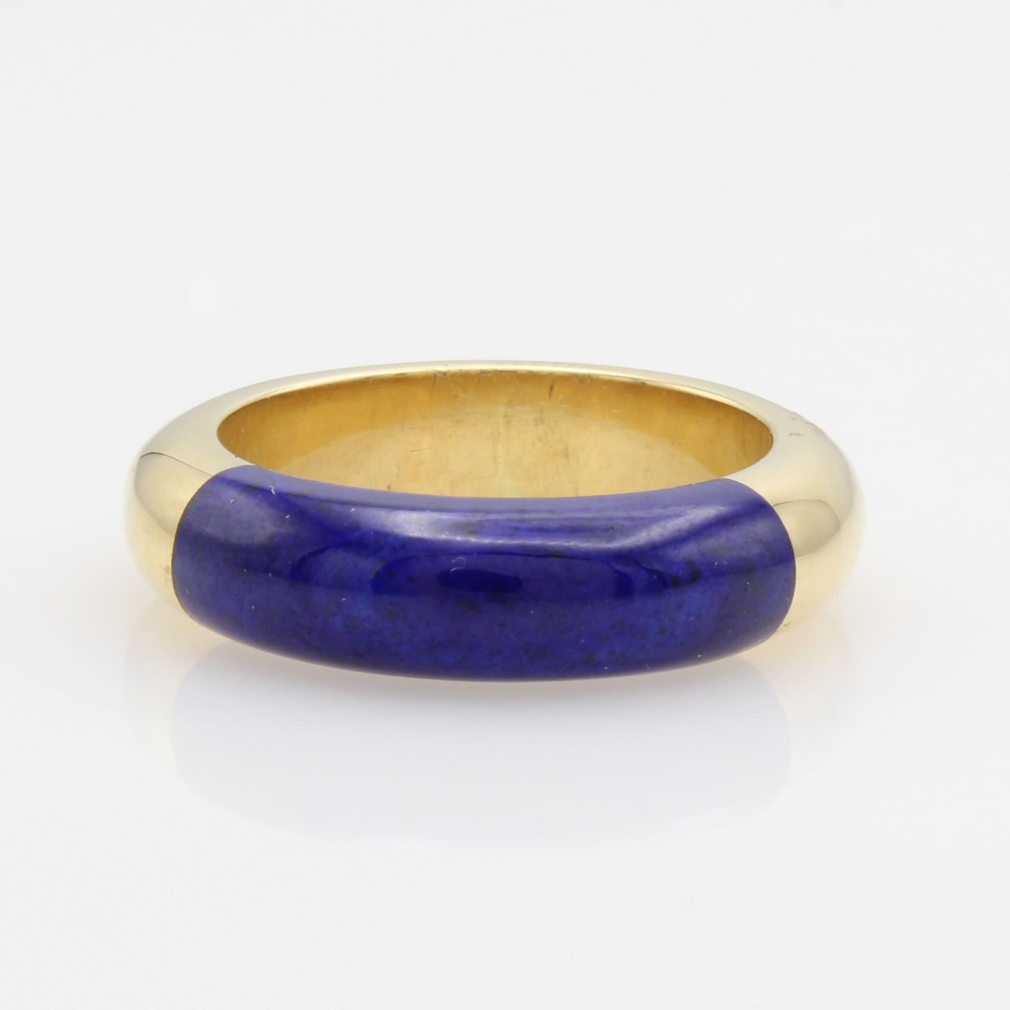 Image 27165879 - Bandring mit Lapislazuli, GG 585/000, RW ca. 52
